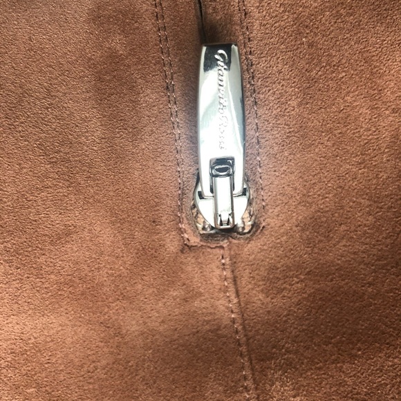 Gianvito Rossi brown suede block heel boots 36 5.5 - Picture 9 of 10